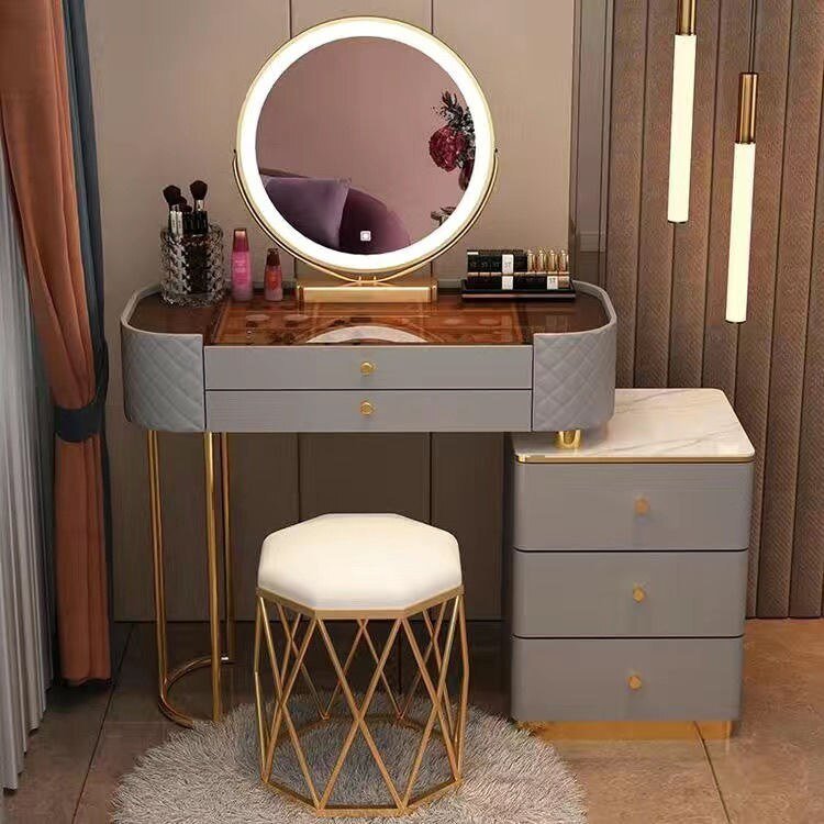 Modern LED Vanity Desk Dresser Table for Household Bedroom - Casatrail.com