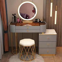 Thumbnail for Modern LED Vanity Desk Dresser Table for Household Bedroom - Casatrail.com