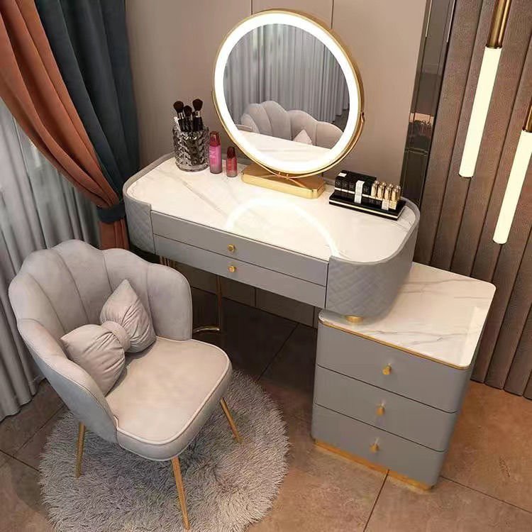 Modern LED Vanity Desk Dresser Table for Household Bedroom - Casatrail.com