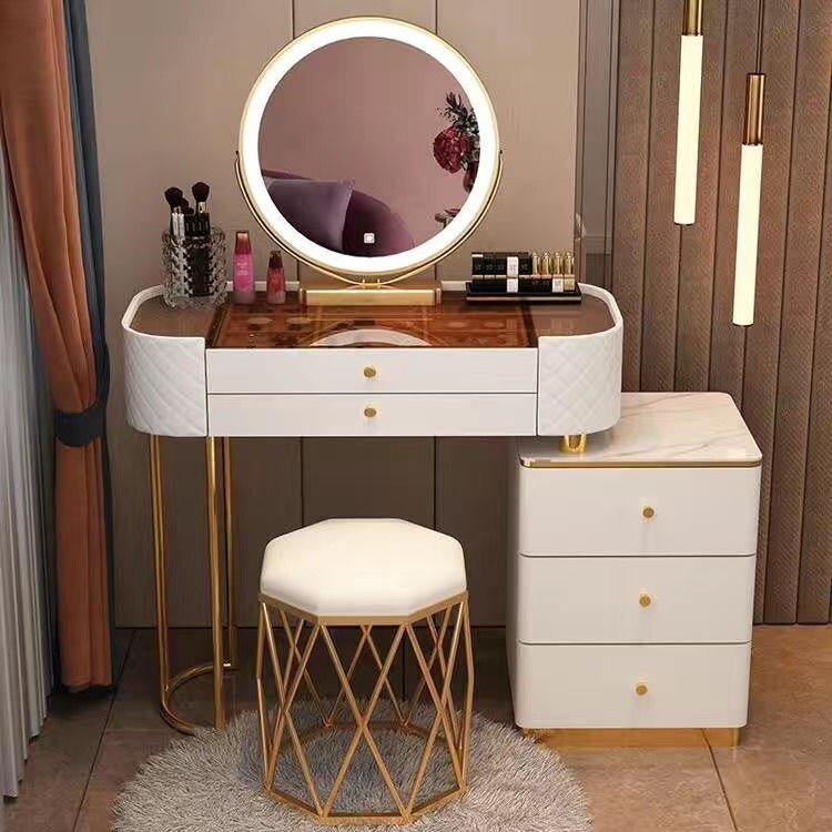 Modern LED Vanity Desk Dresser Table for Household Bedroom - Casatrail.com