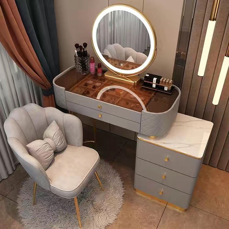 Modern LED Vanity Desk Dresser Table for Household Bedroom - Casatrail.com