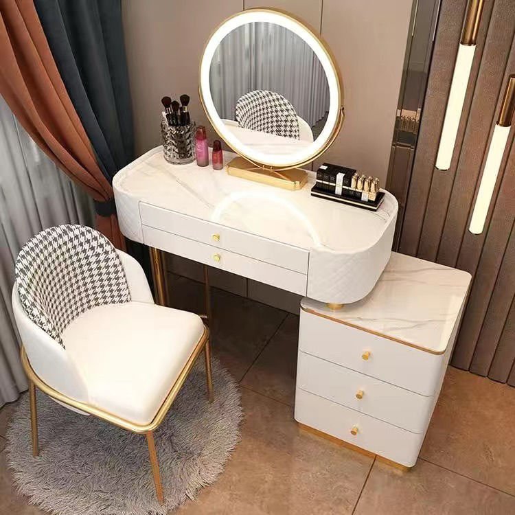 Modern LED Vanity Desk Dresser Table for Household Bedroom - Casatrail.com