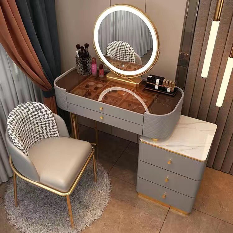 Modern LED Vanity Desk Dresser Table for Household Bedroom - Casatrail.com