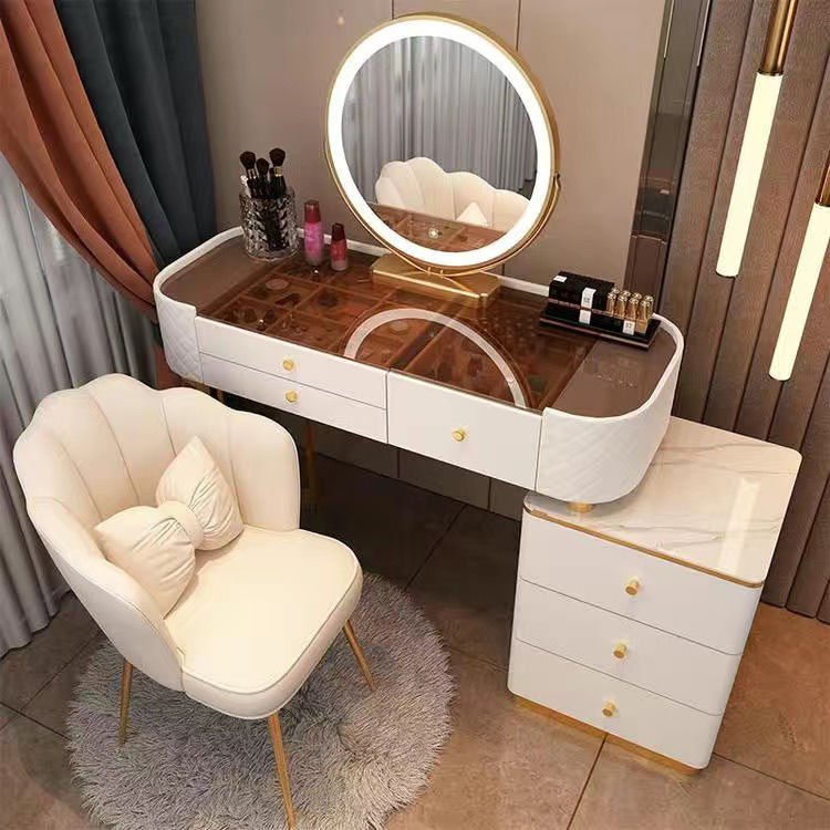 Modern LED Vanity Desk Dresser Table for Household Bedroom - Casatrail.com