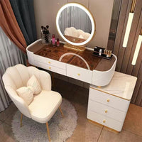 Thumbnail for Modern LED Vanity Desk Dresser Table for Household Bedroom - Casatrail.com