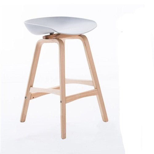 Modern Lifting Bar Stools Solid Wood Front Desk - Casatrail.com