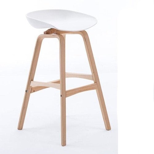 Modern Lifting Bar Stools Solid Wood Front Desk - Casatrail.com