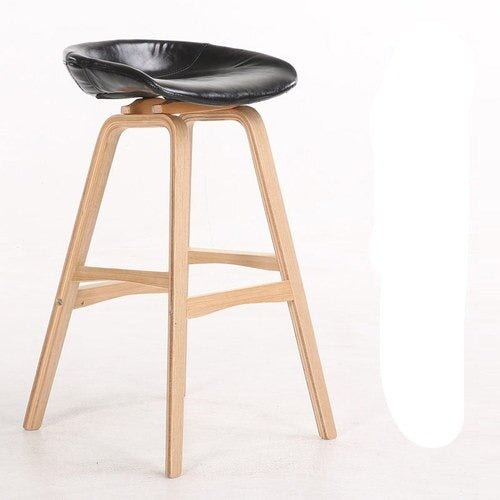 Modern Lifting Bar Stools Solid Wood Front Desk - Casatrail.com