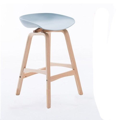 Modern Lifting Bar Stools Solid Wood Front Desk - Casatrail.com