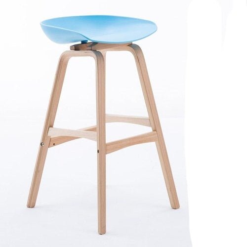 Modern Lifting Bar Stools Solid Wood Front Desk - Casatrail.com