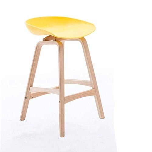 Modern Lifting Bar Stools Solid Wood Front Desk - Casatrail.com