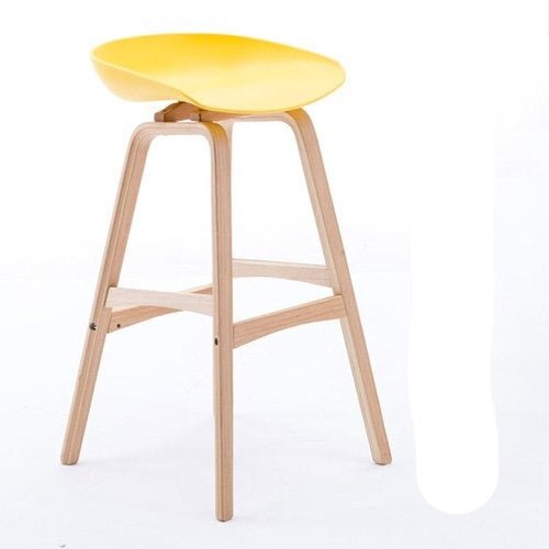 Modern Lifting Bar Stools Solid Wood Front Desk - Casatrail.com