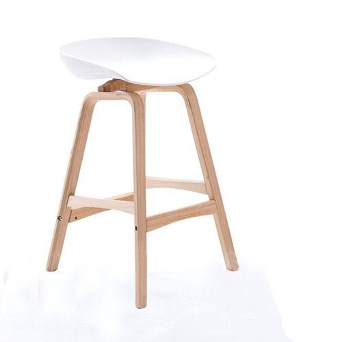 Modern Lifting Bar Stools Solid Wood Front Desk - Casatrail.com