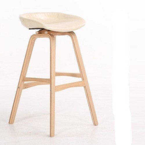 Modern Lifting Bar Stools Solid Wood Front Desk - Casatrail.com