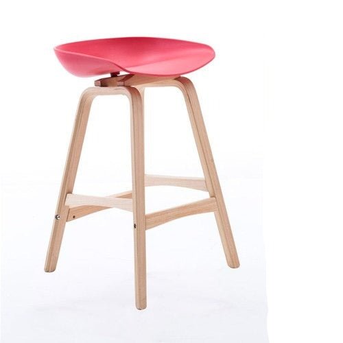 Modern Lifting Bar Stools Solid Wood Front Desk - Casatrail.com