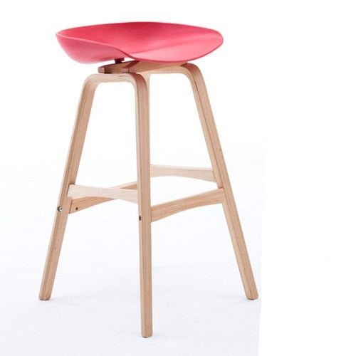 Modern Lifting Bar Stools Solid Wood Front Desk - Casatrail.com