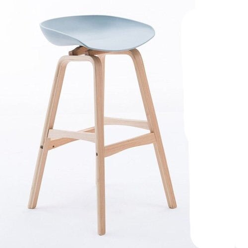 Modern Lifting Bar Stools Solid Wood Front Desk - Casatrail.com