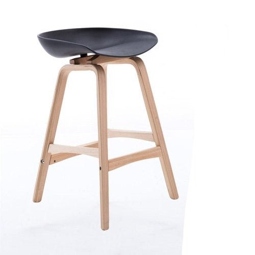 Modern Lifting Bar Stools Solid Wood Front Desk - Casatrail.com