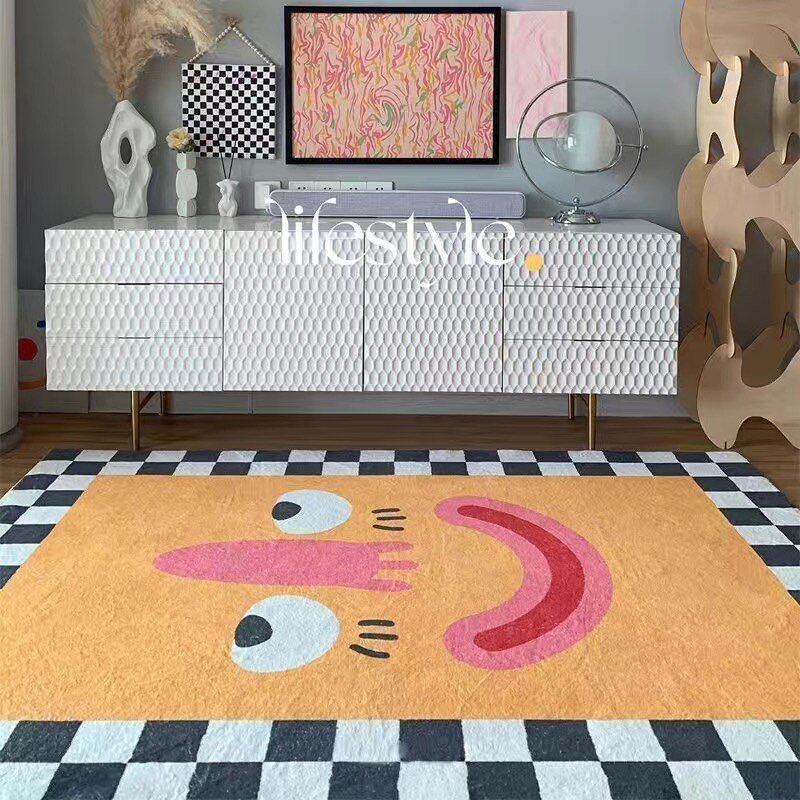 Modern Living Room Carpets and Bedroom Rugs in Ins Style - Casatrail.com