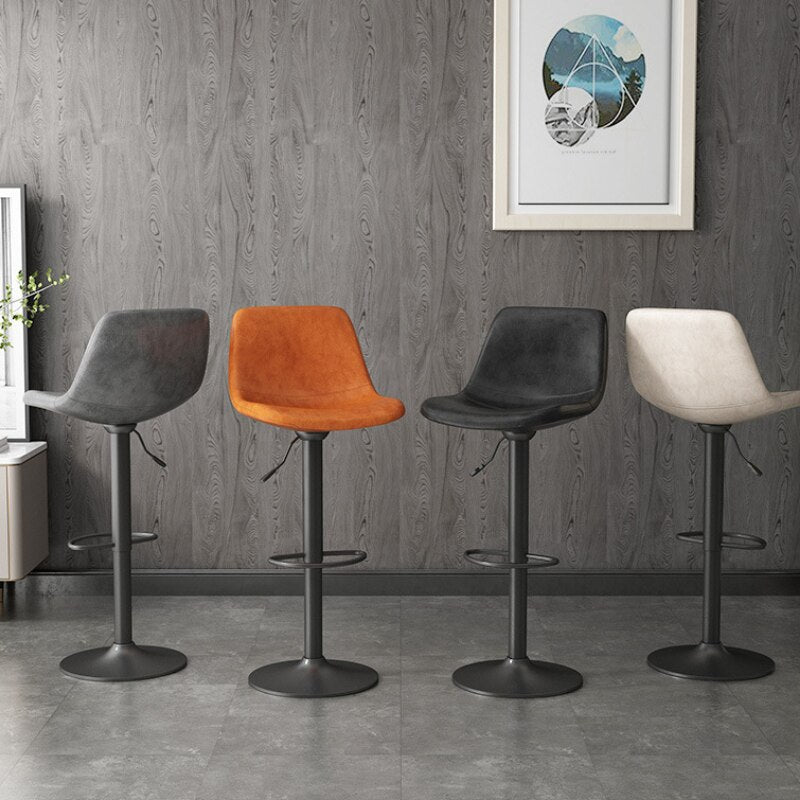 Modern Minimalist Backrest Bar Stools - Casatrail.com