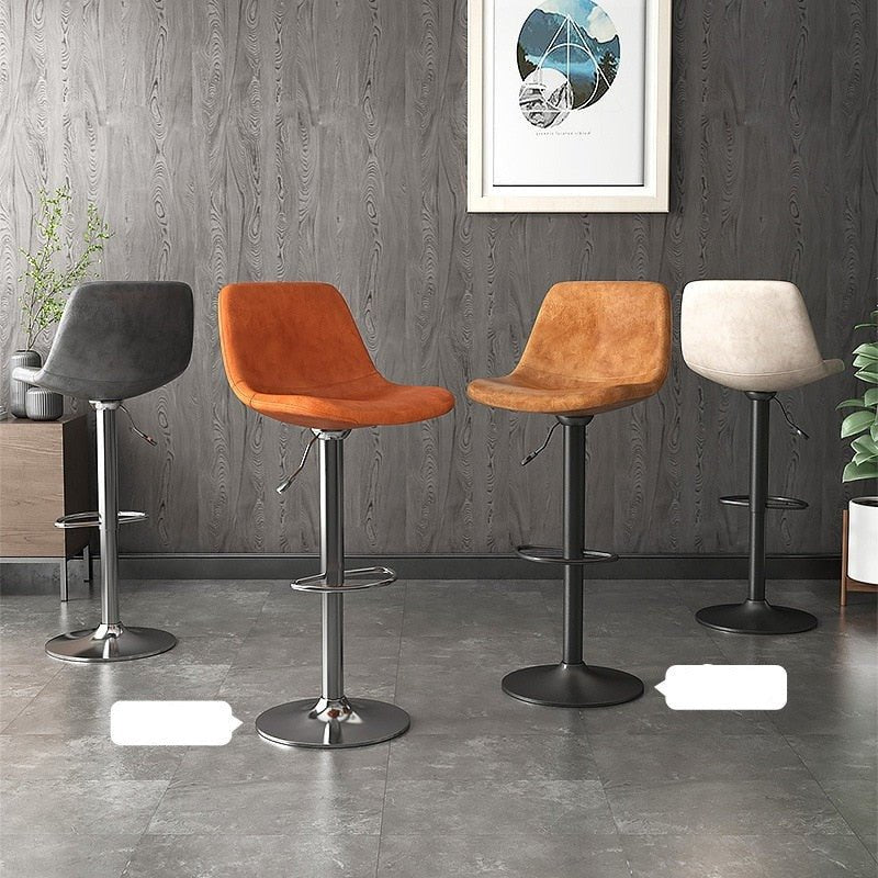 Modern Minimalist Backrest Bar Stools - Casatrail.com