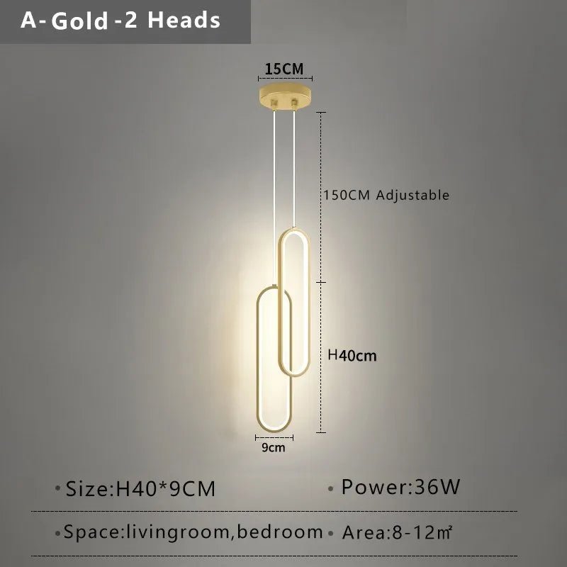 Modern Minimalist LED Pendant Light - Casatrail.com