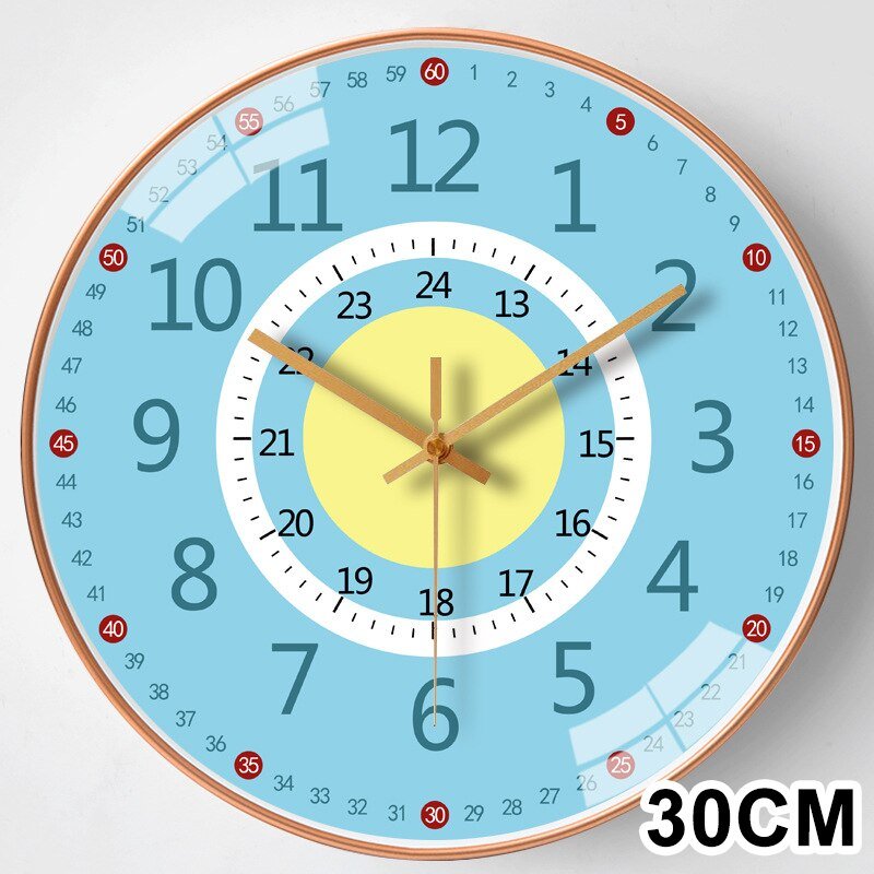 Modern Nordic Cartoon Wall Clock - Casatrail.com