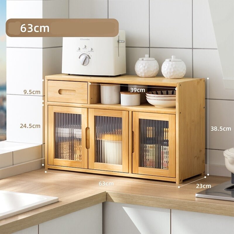 Modern Nordic Corner Sideboard Kitchen Coffee Bar - Casatrail.com