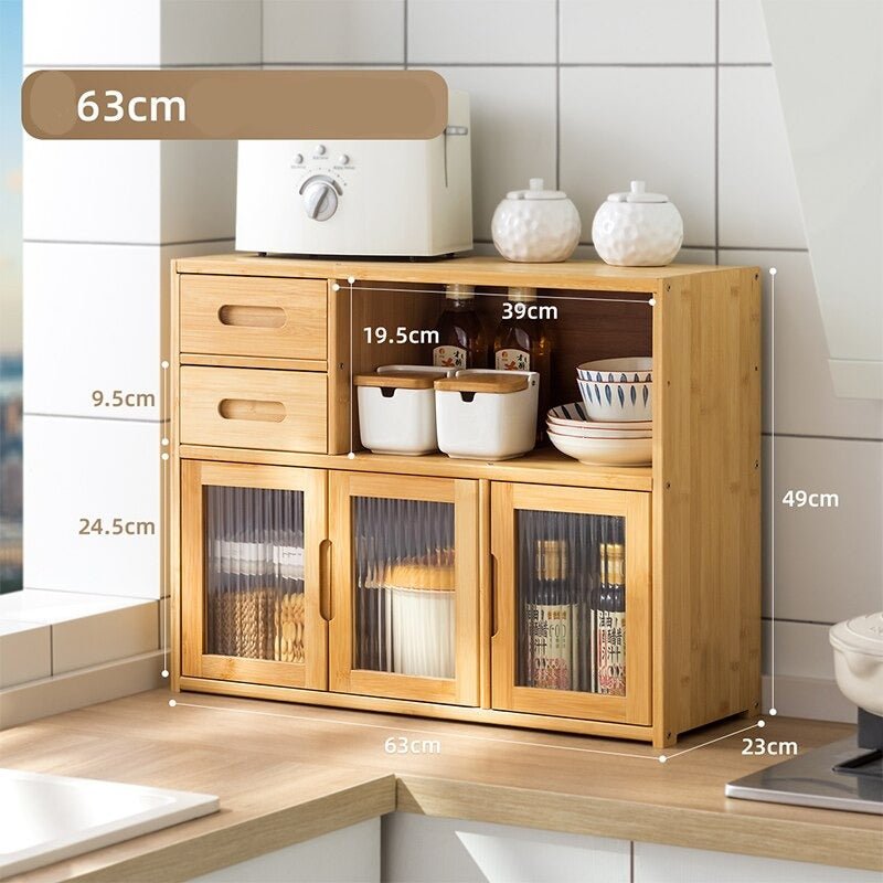 Modern Nordic Corner Sideboard Kitchen Coffee Bar - Casatrail.com