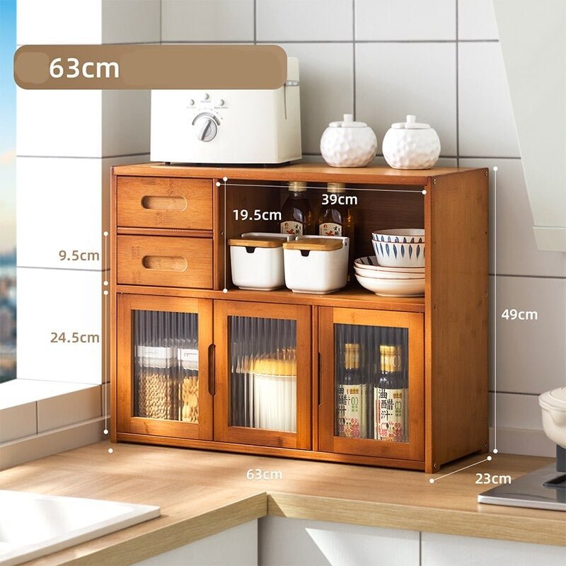 Modern Nordic Corner Sideboard Kitchen Coffee Bar - Casatrail.com