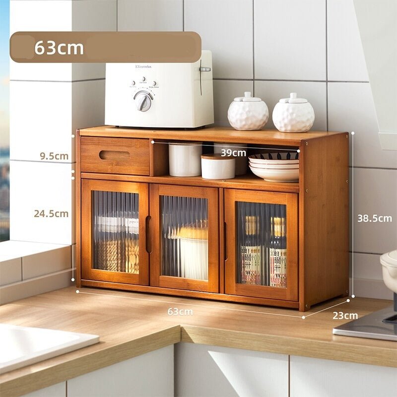 Modern Nordic Corner Sideboard Kitchen Coffee Bar - Casatrail.com