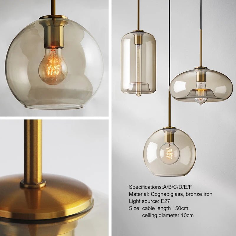 Modern Nordic Glass Pendant Light - Casatrail.com