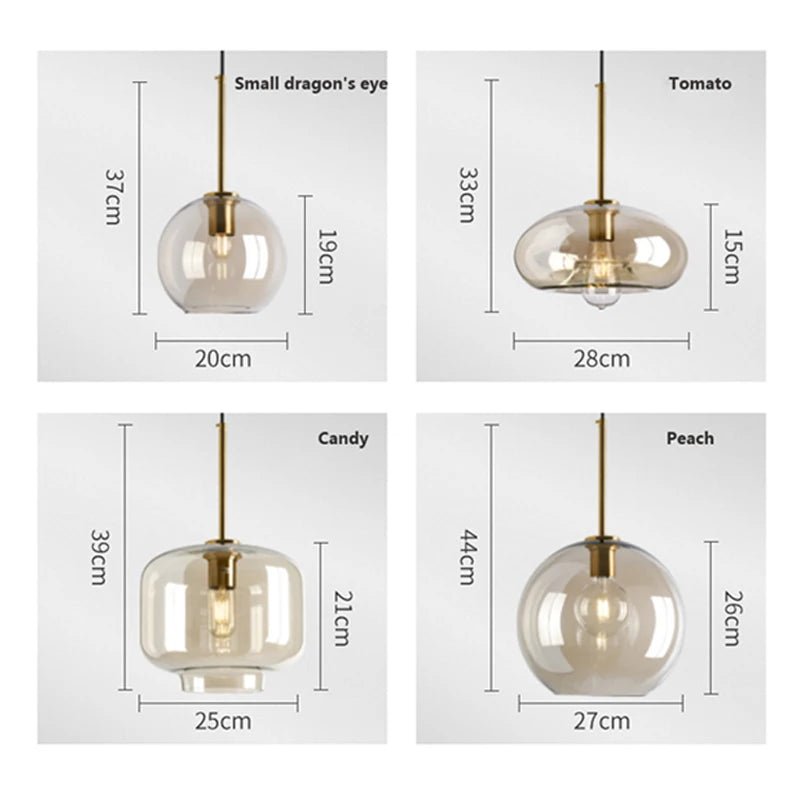Modern Nordic Glass Pendant Light - Casatrail.com