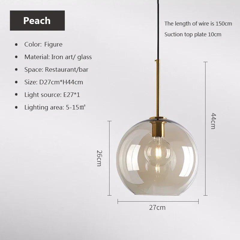 Modern Nordic Glass Pendant Light - Casatrail.com