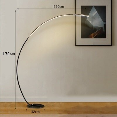 Modern RGB Dimmable LED Art Floor Lamp for Indoor Lighting - Casatrail.com