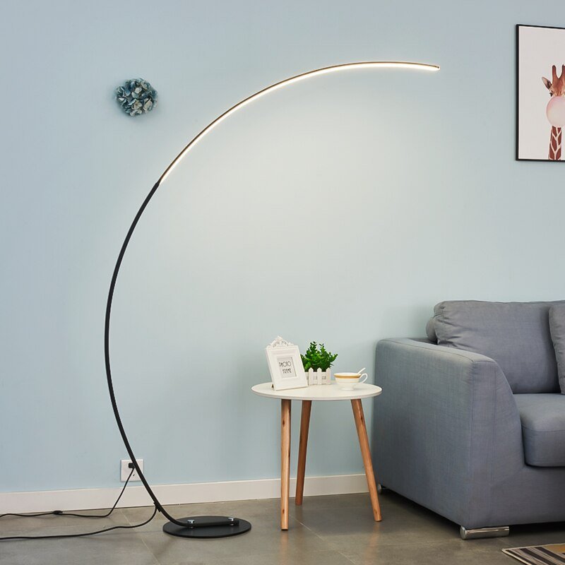 Modern RGB Dimmable LED Art Floor Lamp for Indoor Lighting - Casatrail.com