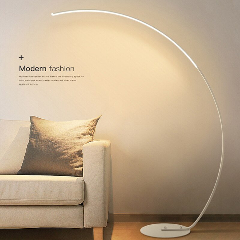 Modern RGB Dimmable LED Art Floor Lamp for Indoor Lighting - Casatrail.com