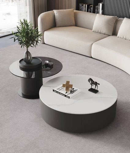 Modern Round Coffee Table - Casatrail.com