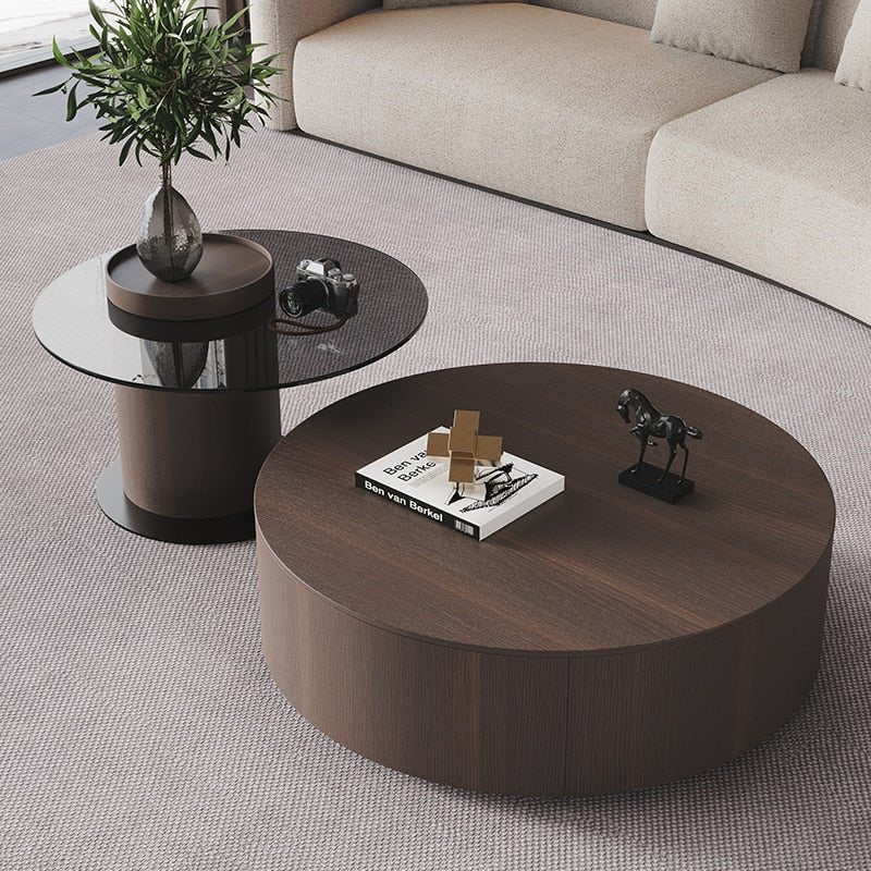 Modern Round Coffee Table - Casatrail.com