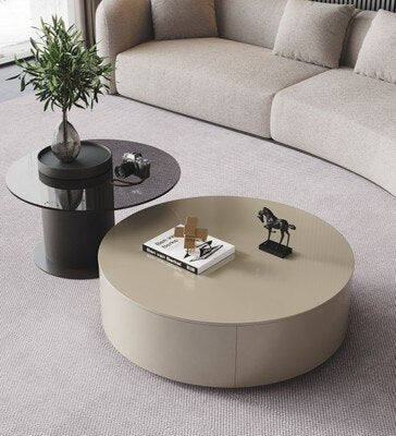 Modern Round Coffee Table - Casatrail.com