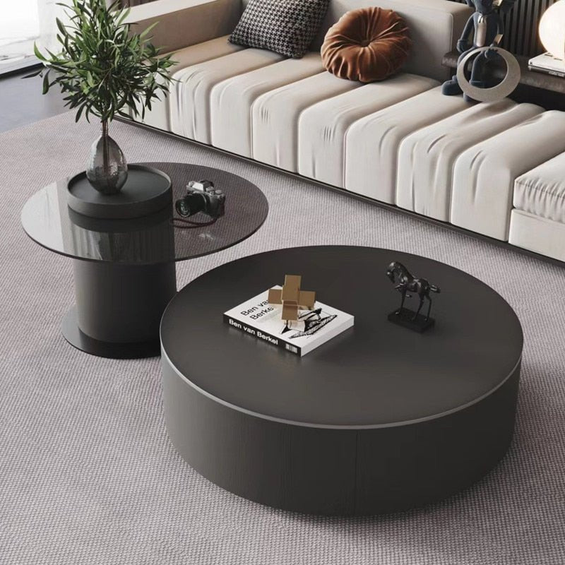 Modern Round Coffee Table - Casatrail.com