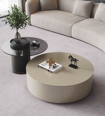 Modern Round Coffee Table - Casatrail.com