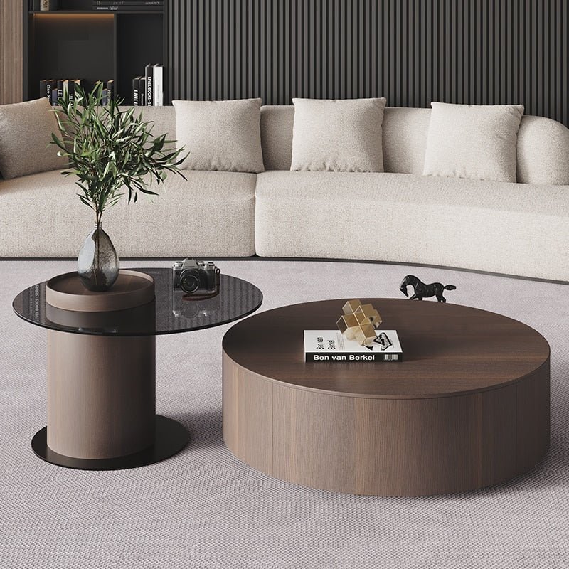 Modern Round Coffee Table - Casatrail.com