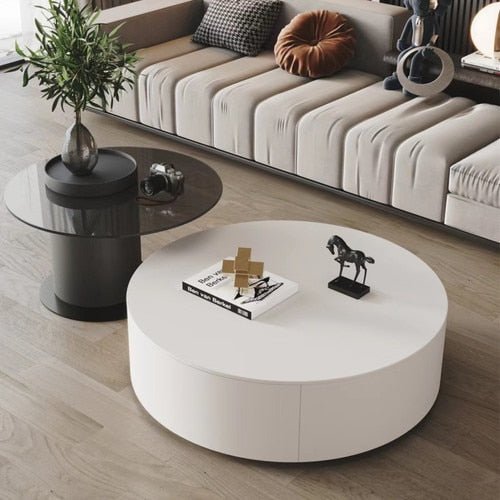 Modern Round Coffee Table - Casatrail.com