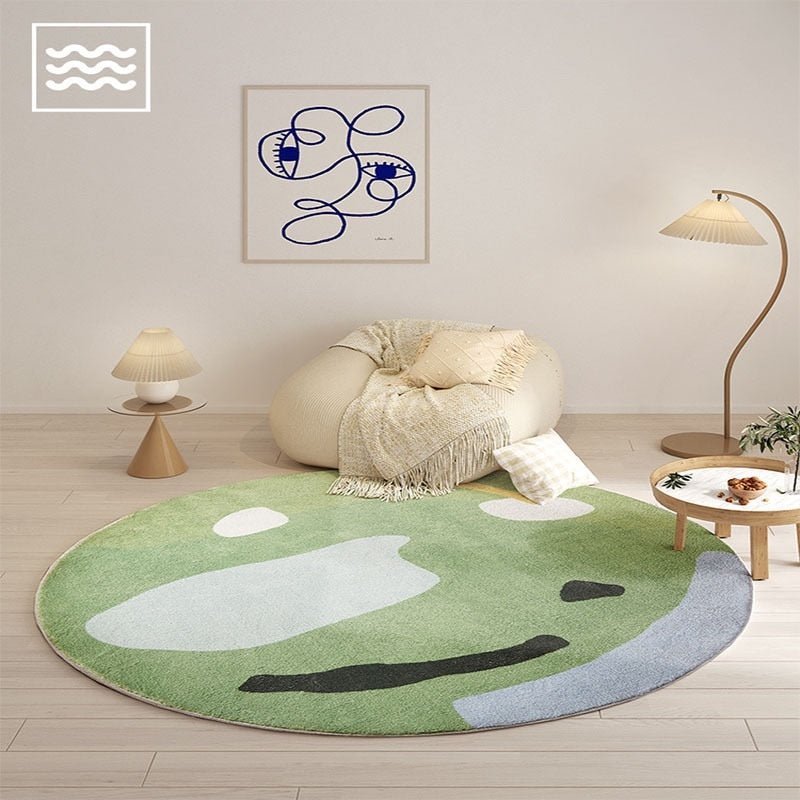 Modern Soft Round Carpet - Casatrail.com