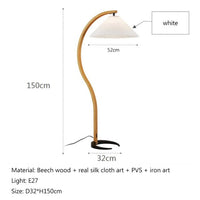 Thumbnail for Modern Solid Wood LED Floor Lamp - Casatrail.com