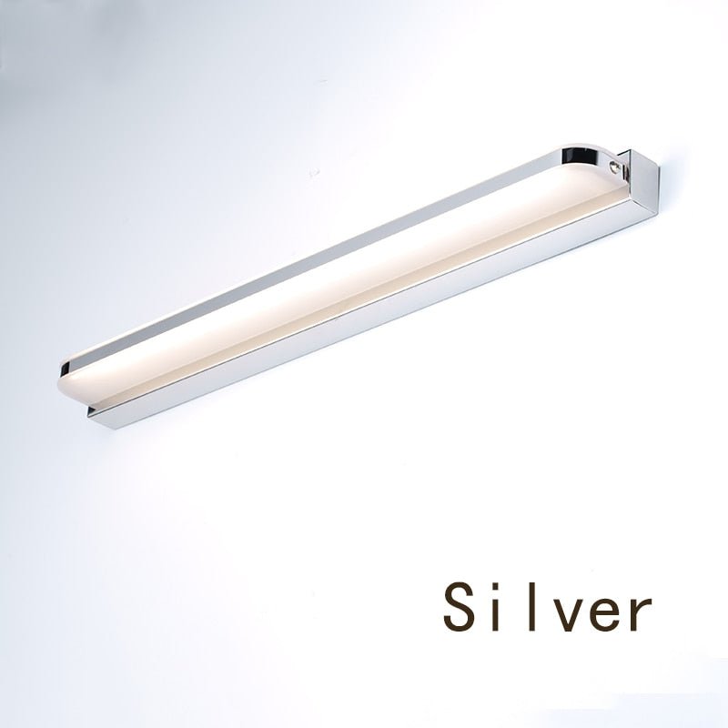 Modern Stainless Steel LED Bathroom Mirror Wall Lamp - Casatrail.com