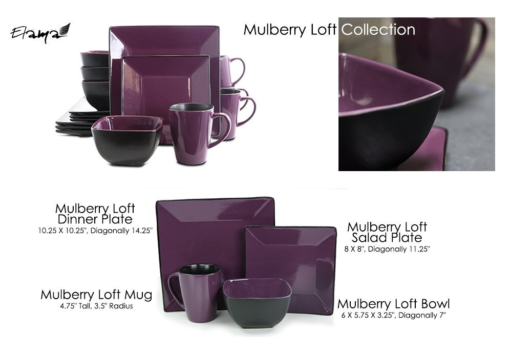 Modern Stoneware Dinnerware Set for 4 - Casatrail.com