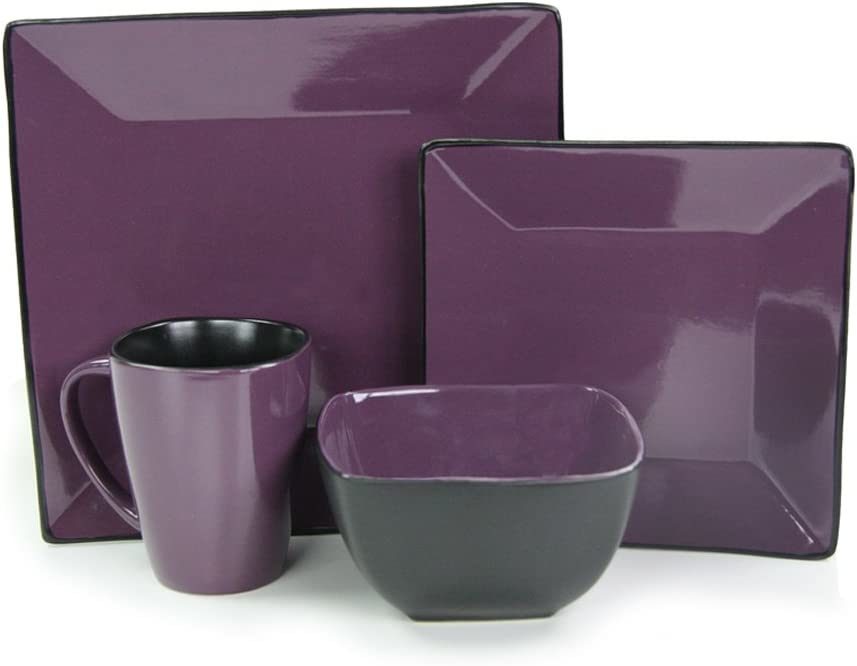 Modern Stoneware Dinnerware Set for 4 - Casatrail.com