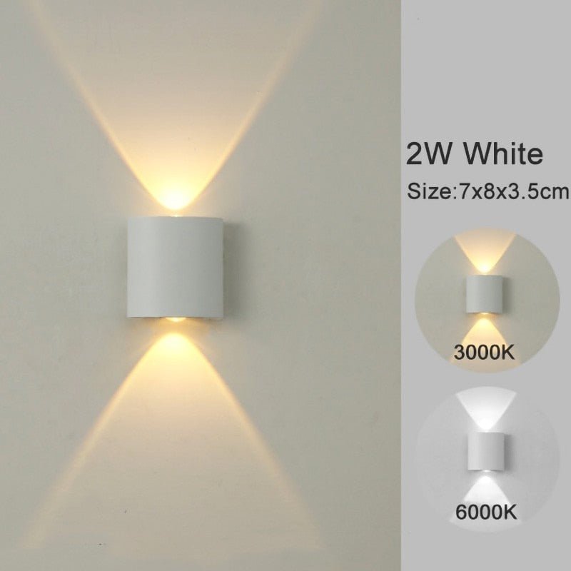 Modern White LED Wall Lights for Living Areas - Casatrail.com